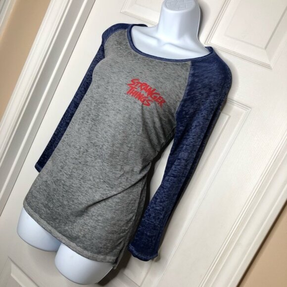 Stranger Things three quarter sleeve raglan tee - Picture 2 of 6
